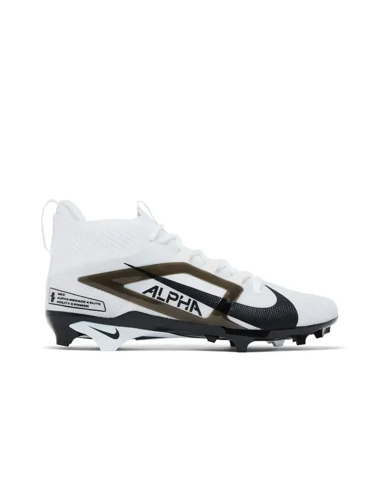 Кроссовки Nike Alpha Menace Elite 4 'White Black' — изображение 1 из 8, белый