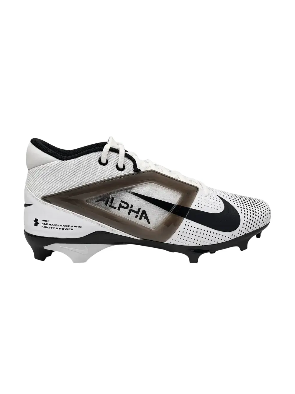 Кроссовки Nike Alpha Menace 4 Pro — изображение 1 из 1, белый/черный/черный