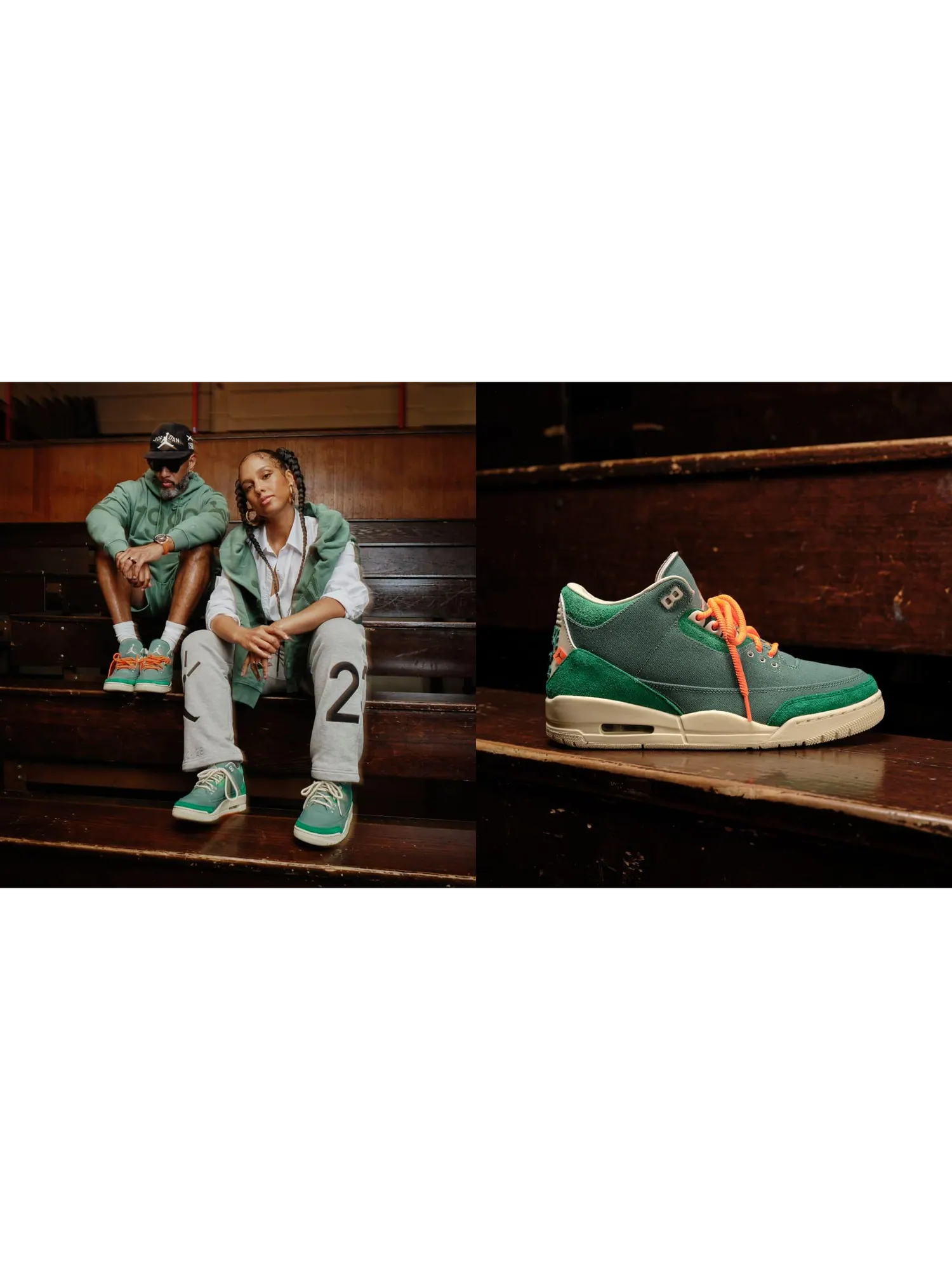 Кроссовки Air Jordan 3 Retro x Nina Chanel Abney Bicoastal and Malachite — изображение 11 из 11, зеленый
