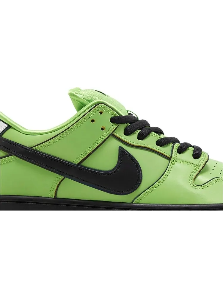 Кроссовки The Powerpuff Girls x Dunk Low Pro SB QS 'Buttercup' — изображение 2 из 4, зеленый