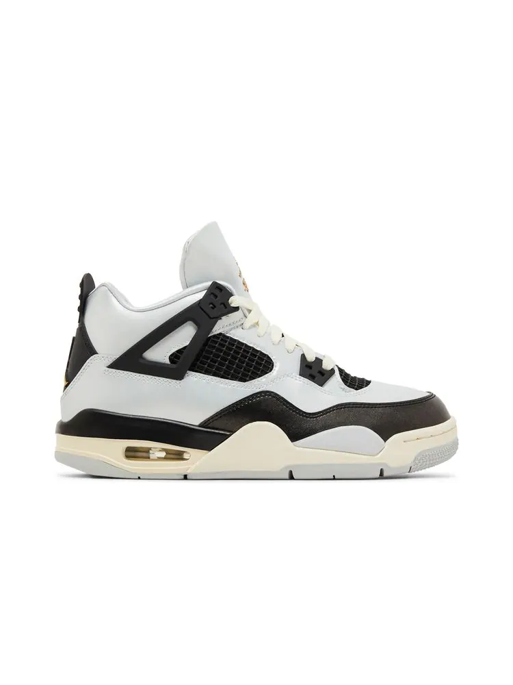 Кроссовки Air Jordan 4 Retro GS Platinum Gold — изображение 1 из 6, платиновый золотистый