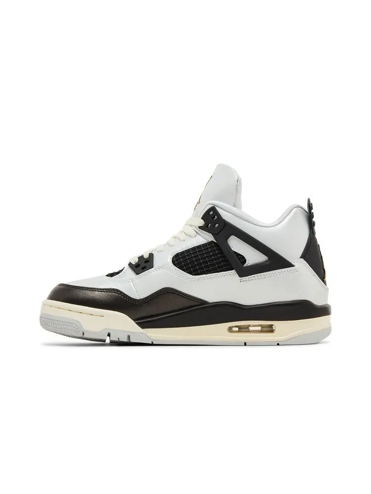 Кроссовки Air Jordan 4 Retro GS Platinum Gold — изображение 3 из 6, платиновый золотистый