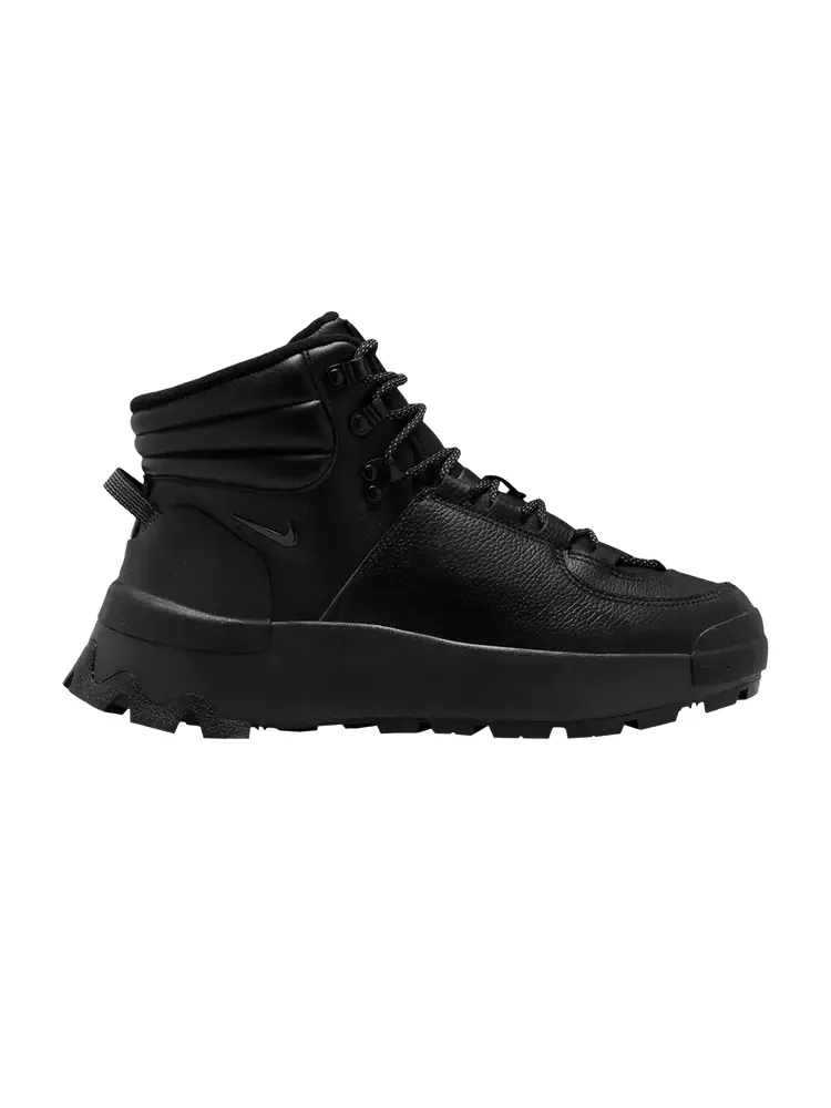 Кроссовки Nike Wmns City Classic Premium Black Silver — изображение 1 из 1, черный серебристый