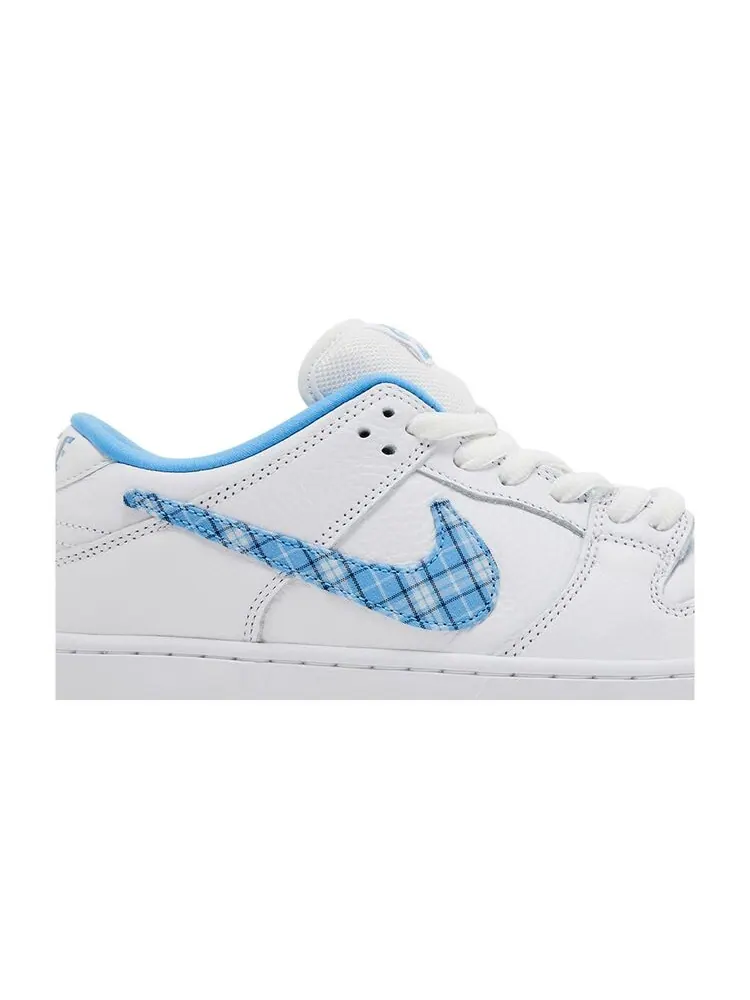 Кроссовки Nike Nicole Hause x Dunk Low Pro SB White University Blue — изображение 2 из 6, белый синий