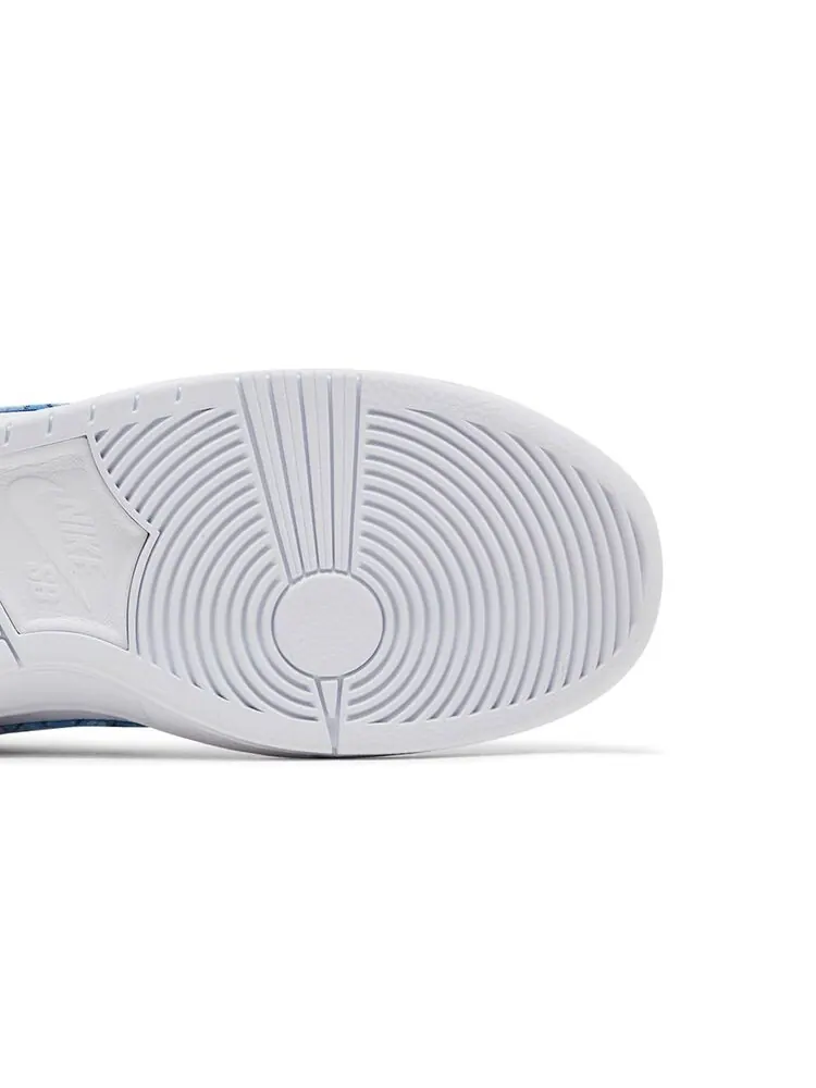 Кроссовки Nike Nicole Hause x Dunk Low Pro SB White University Blue — изображение 5 из 6, белый синий