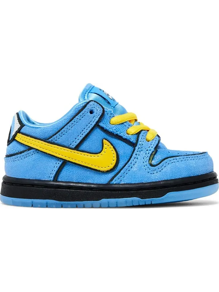 Кроссовки The Powerpuff Girls x Dunk Low Pro SB QS TD 'Bubbles' — изображение 1 из 4, синий