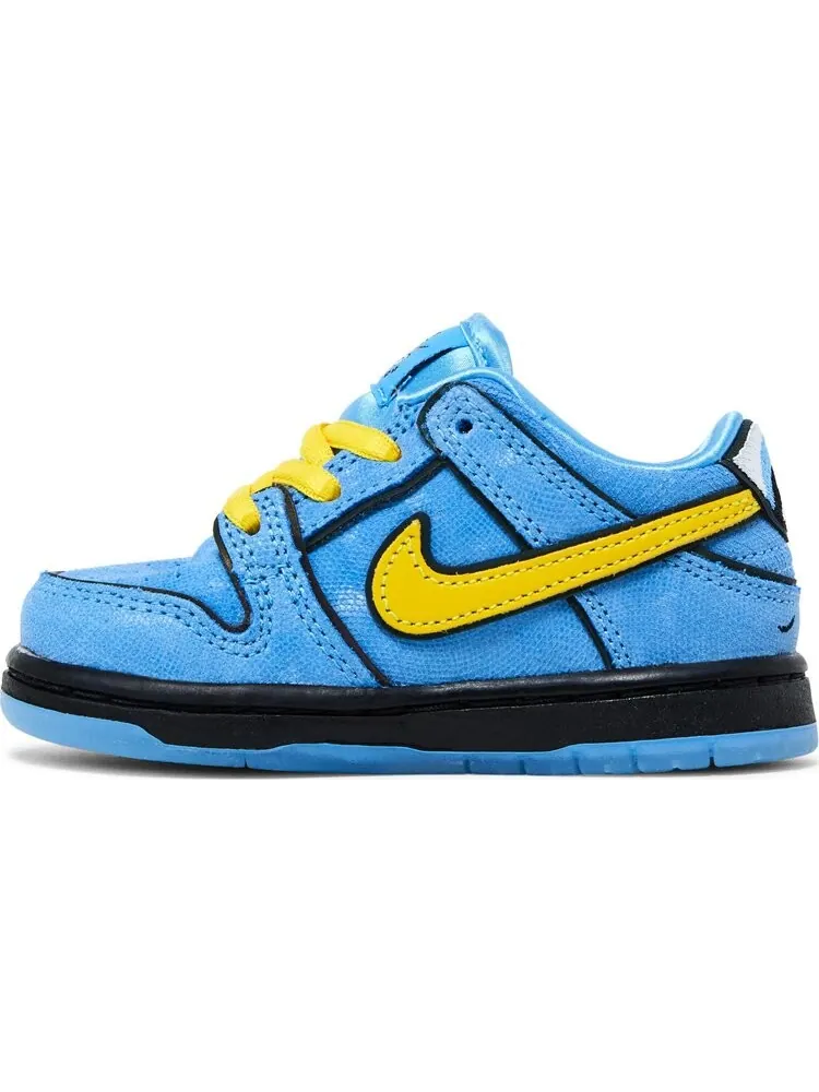 Кроссовки The Powerpuff Girls x Dunk Low Pro SB QS TD 'Bubbles' — изображение 3 из 4, синий