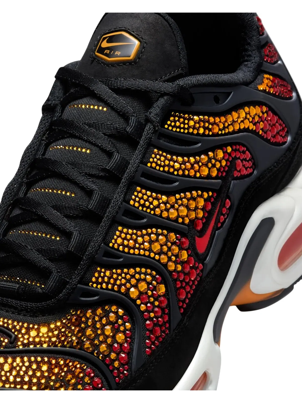 Кроссовки женские Swarovski x Nike Air Max Plus — изображение 7 из 10, черный/красный