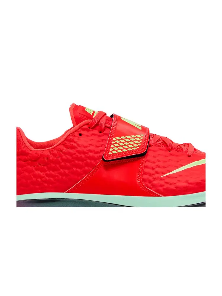 Кроссовки High Jump Elite 'Bright Crimson Lime Blast' — изображение 2 из 8, зеленый