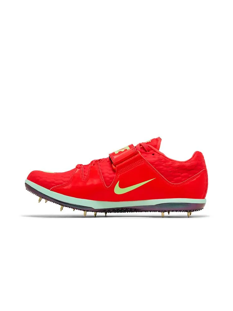 Кроссовки High Jump Elite 'Bright Crimson Lime Blast' — изображение 3 из 8, зеленый