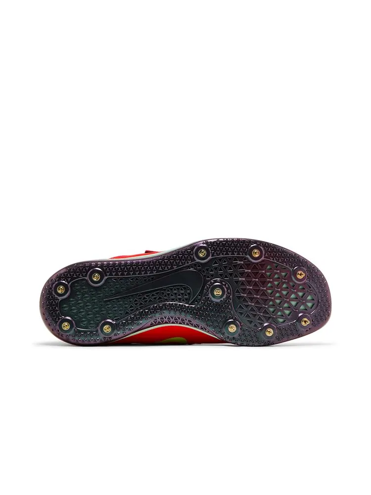 Кроссовки High Jump Elite 'Bright Crimson Lime Blast' — изображение 4 из 8, зеленый
