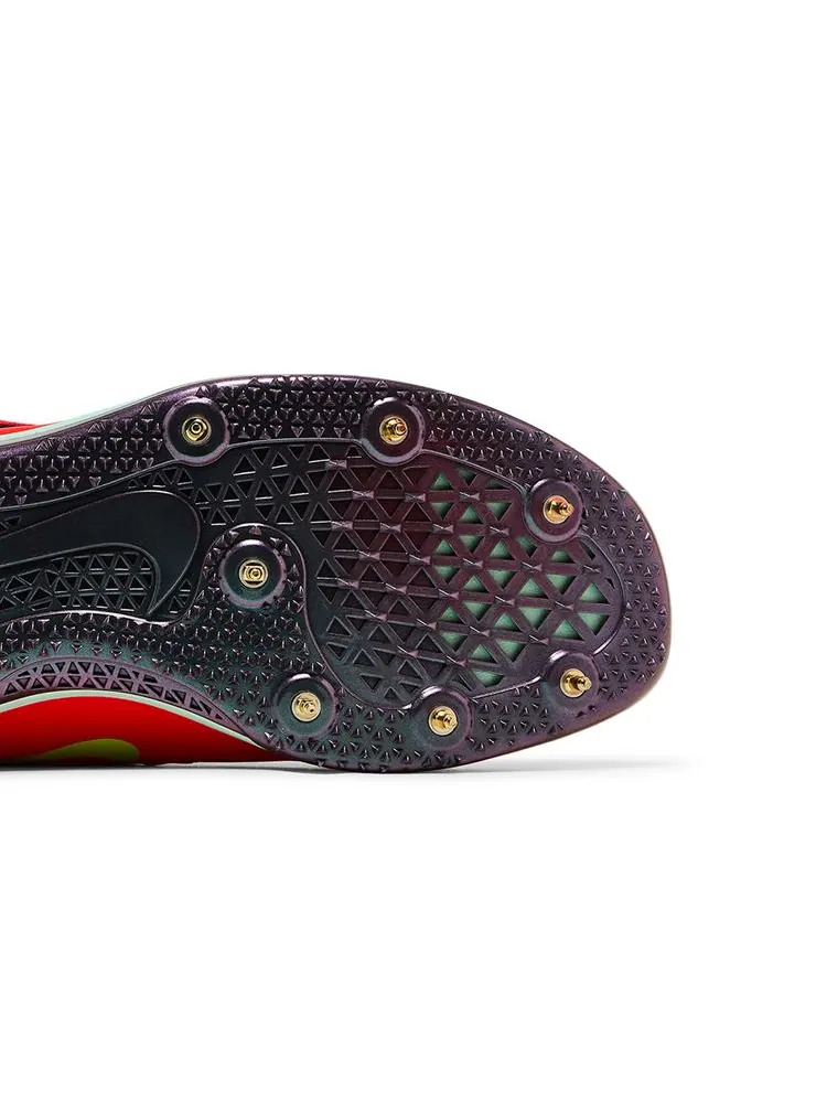 Кроссовки High Jump Elite 'Bright Crimson Lime Blast' — изображение 5 из 8, зеленый