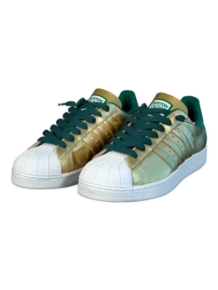 Кроссовки Adidas Superstar 1 Celtics, NBA 07-08 Champions — изображение 2 из 6, золото