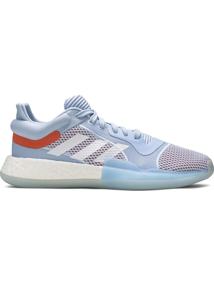 Кроссовки Adidas Marquee Boost Low 'Glow Blue' — изображение 1 из 8, синий