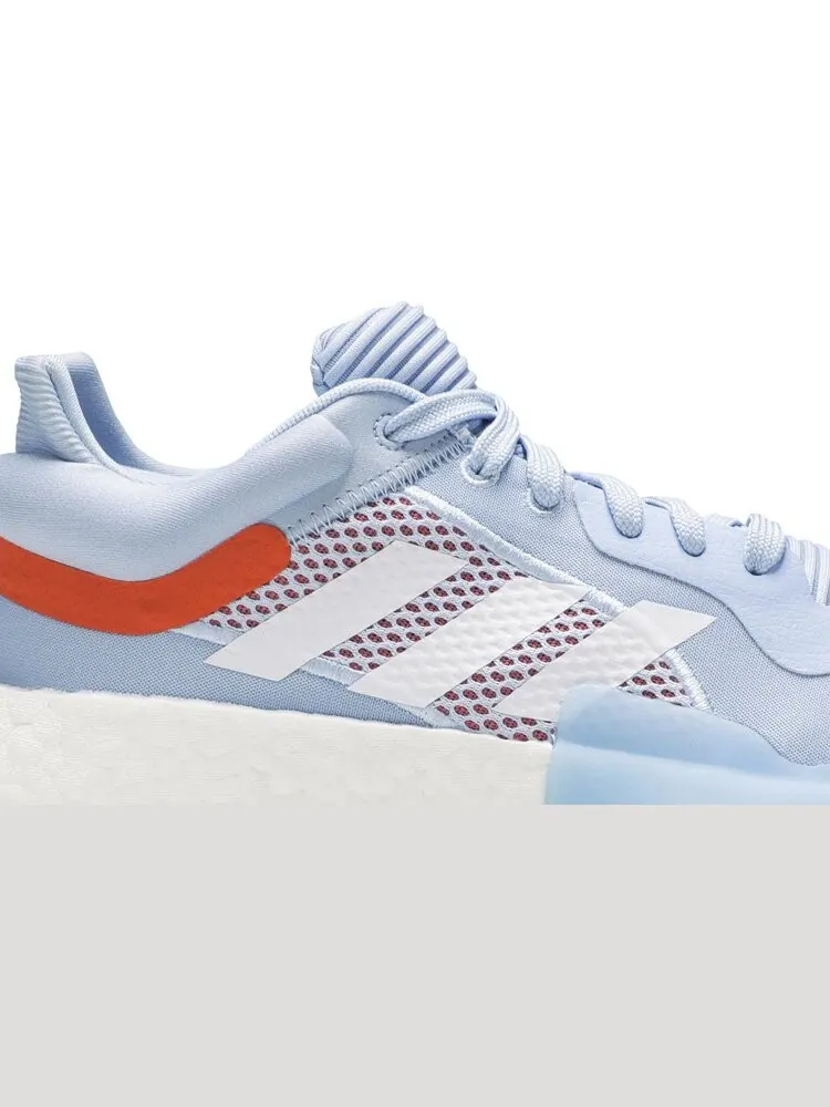 Кроссовки Adidas Marquee Boost Low 'Glow Blue' — изображение 2 из 8, синий