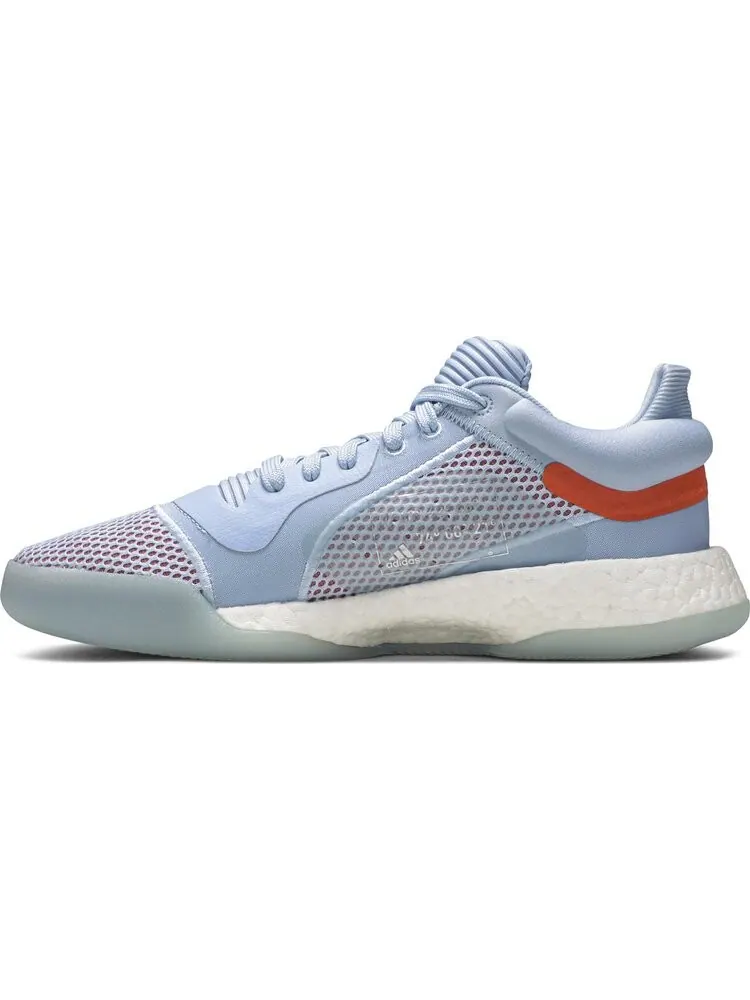 Кроссовки Adidas Marquee Boost Low 'Glow Blue' — изображение 3 из 8, синий
