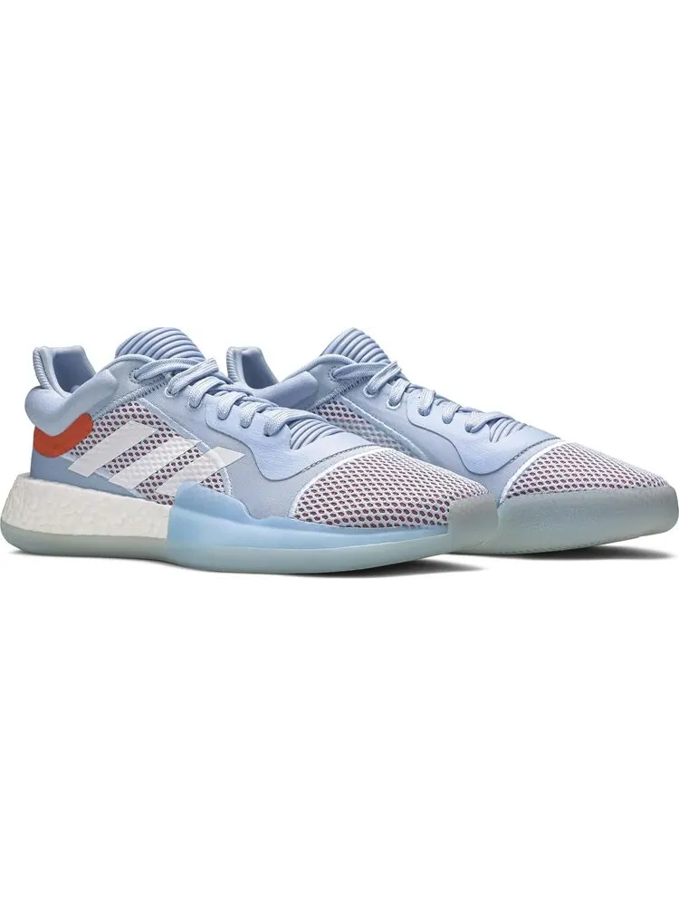 Кроссовки Adidas Marquee Boost Low 'Glow Blue' — изображение 8 из 8, синий