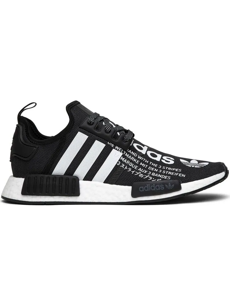 Кроссовки Adidas atmos x NMD_R1 'Black' — изображение 1 из 8, черный