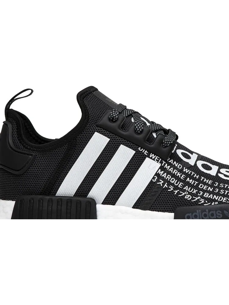 Кроссовки Adidas atmos x NMD_R1 'Black' — изображение 2 из 8, черный