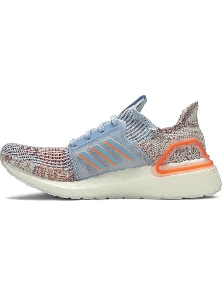 Кроссовки Adidas Wmns UltraBoost 19 'Coral Glow Blue' — изображение 3 из 8, синий