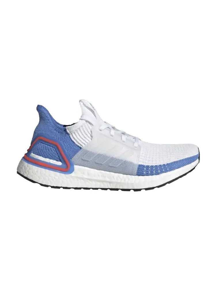 Кроссовки adidas Wmns UltraBoost 19 'White Real Blue' — изображение 1 из 1, белый/белый/синий