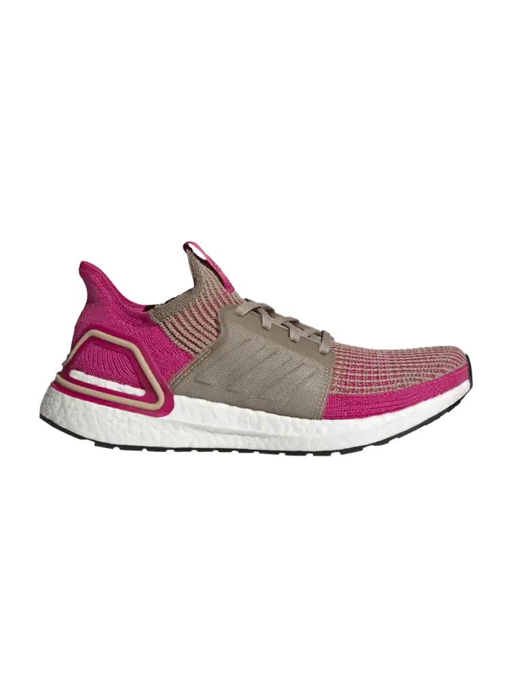 Кроссовки adidas Wmns UltraBoost 19 'Trace Khaki Magenta' — изображение 1 из 1, хаки//розовый