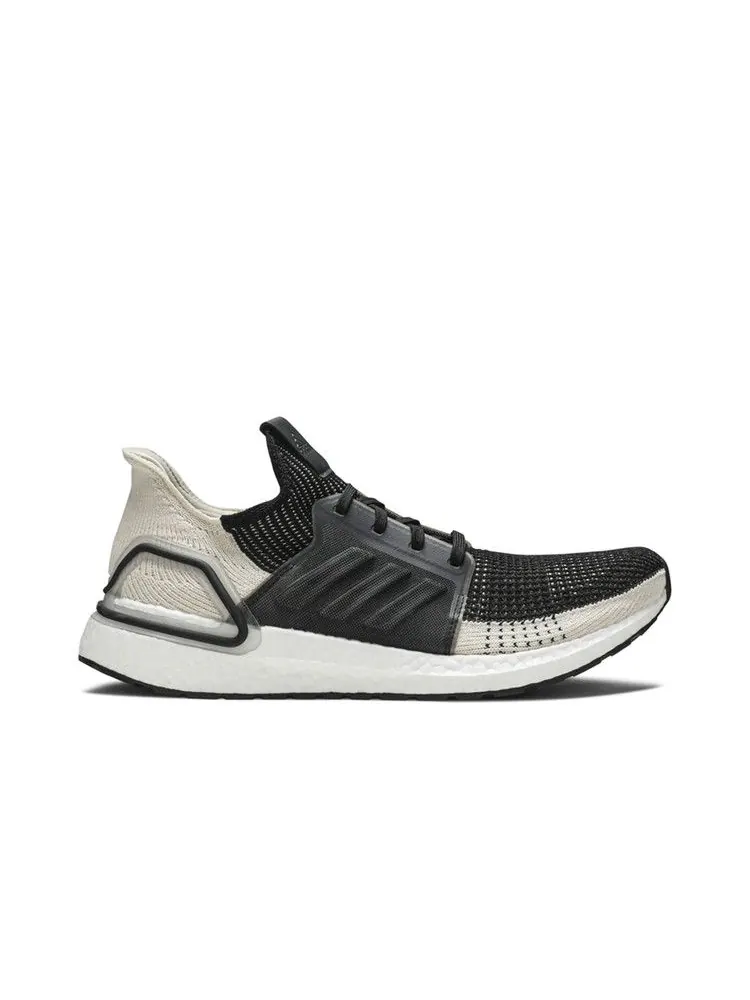 Кроссовки adidas UltraBoost 19 'Black Linen' — изображение 2 из 9, черный//белый