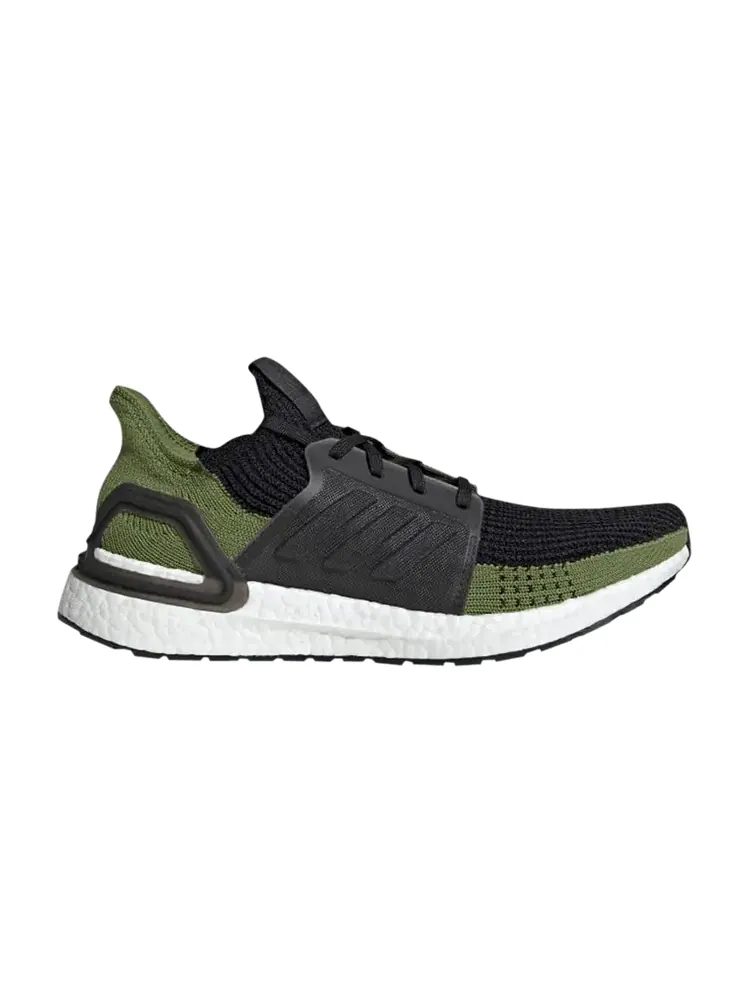 Кроссовки adidas UltraBoost 19 'Black Tech Olive' — изображение 1 из 1, черный/черный/оливковый