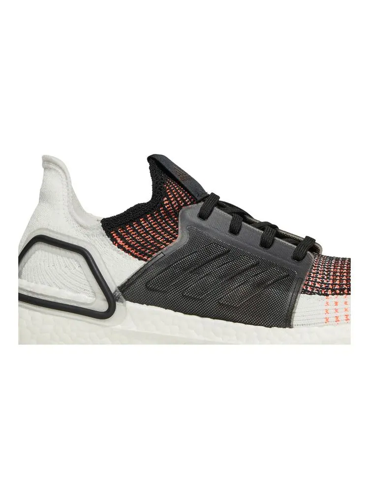 Кроссовки adidas UltraBoost 19 'Solar Orange' — изображение 3 из 9, черный/белый/оранжевый