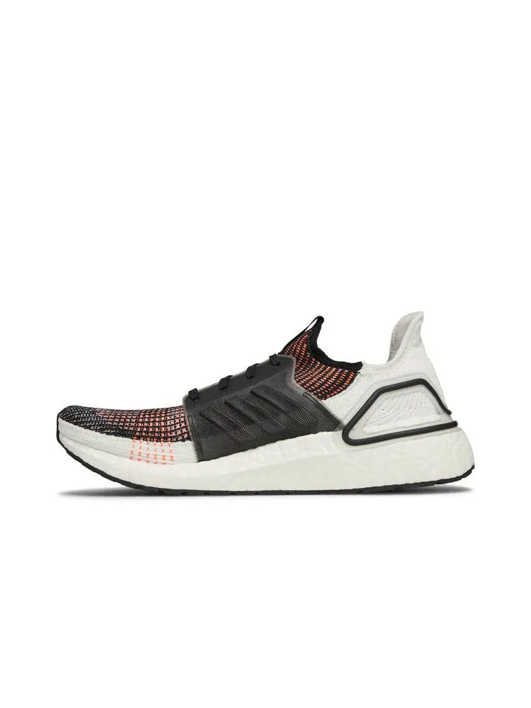 Кроссовки adidas UltraBoost 19 'Solar Orange' — изображение 4 из 9, черный/белый/оранжевый