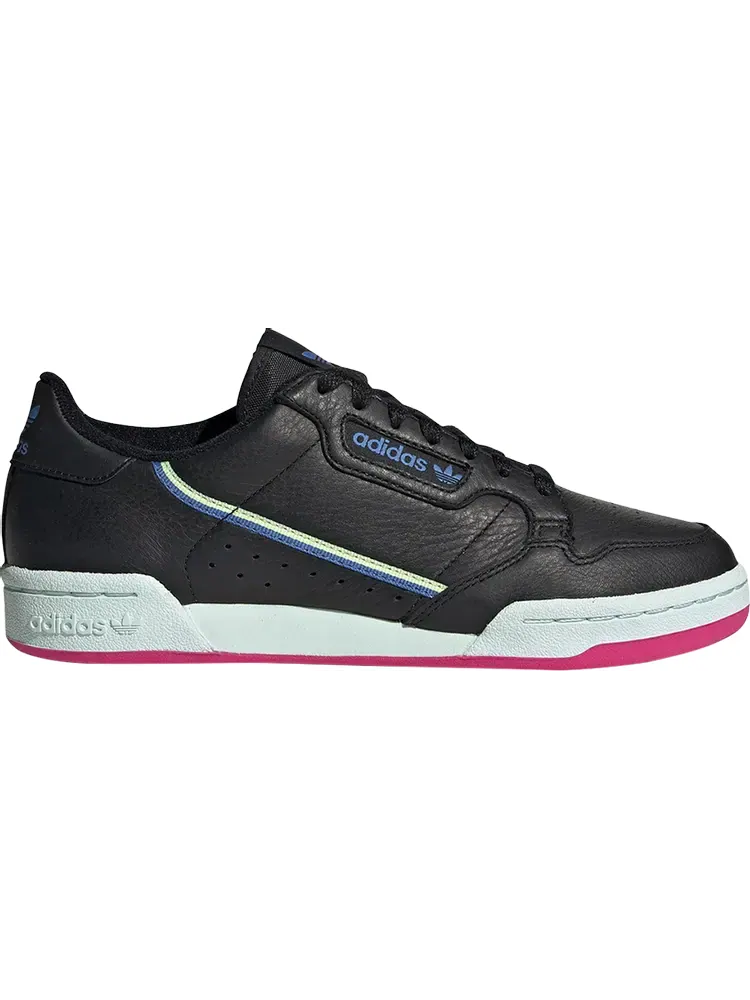 Кроссовки Adidas Wmns Continental 80 'Black Blue Yellow' — изображение 1 из 1, черный