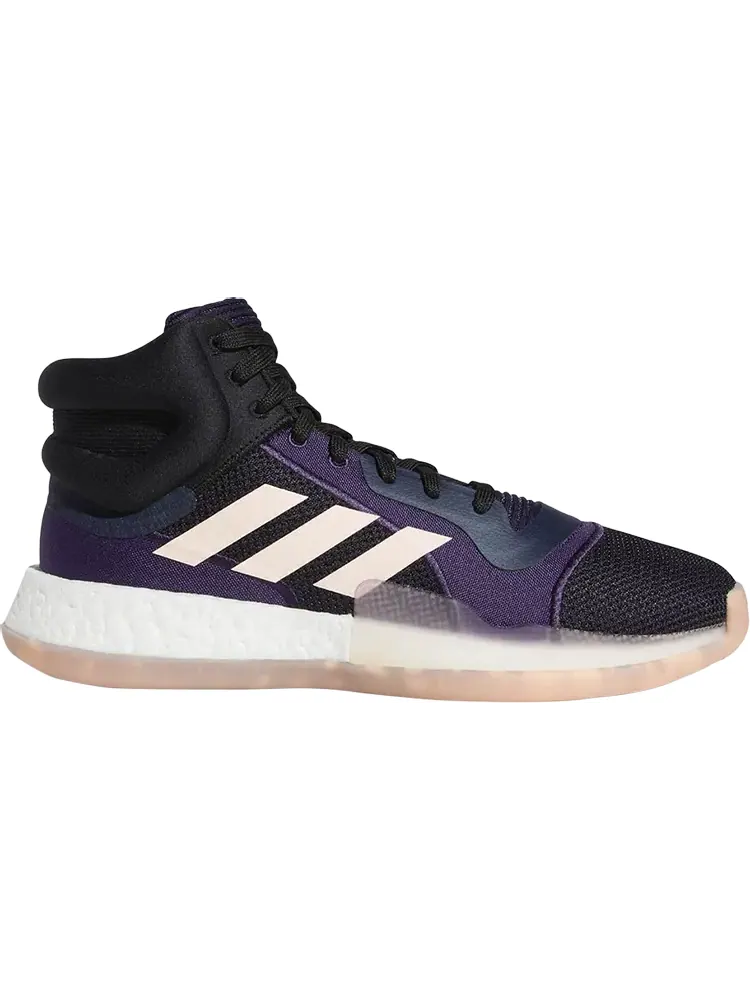 Кроссовки Adidas Marquee Boost 'Black Purple' — изображение 1 из 1, фиолетовый
