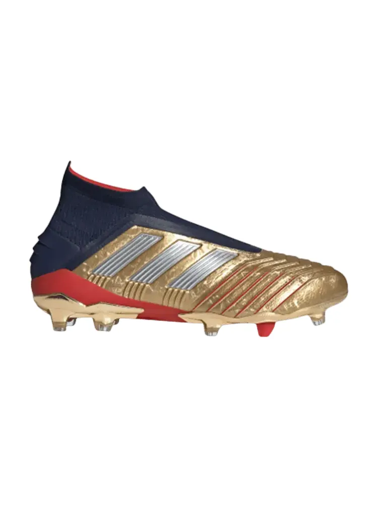 Кроссовки Predator 19+ FG 'Gold Navy' — изображение 1 из 1, золотистый темно-синий