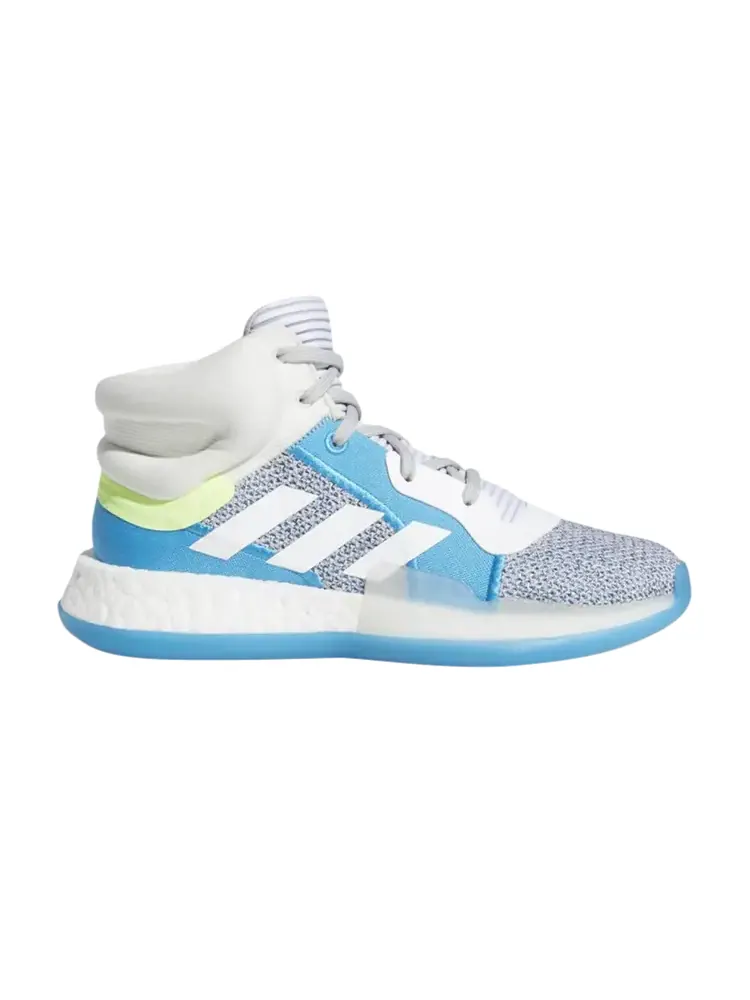 Кроссовки Adidas Marquee Boost J 'Grey Shock Cyan' — изображение 1 из 1, серый