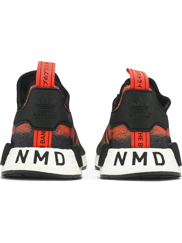 Кроссовки Adidas NMD_R1 'Stencil Pack - Solar Red' — изображение 6 из 8, черный