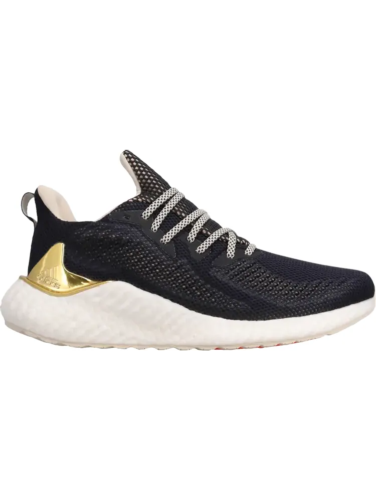 Кроссовки Adidas AlphaBoost 'Gold Metallic' — изображение 1 из 1, синий