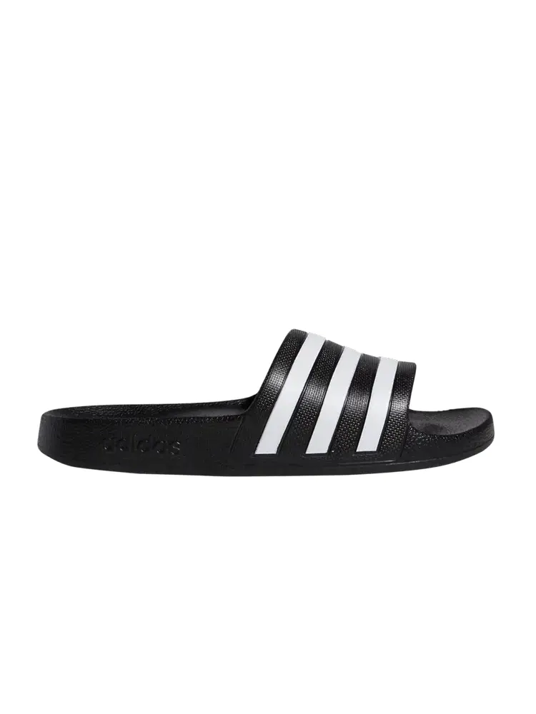 Сандалии adidas Wmns Adilette Aqua Slides 'Black White' — изображение 1 из 1, черный/белый/черный
