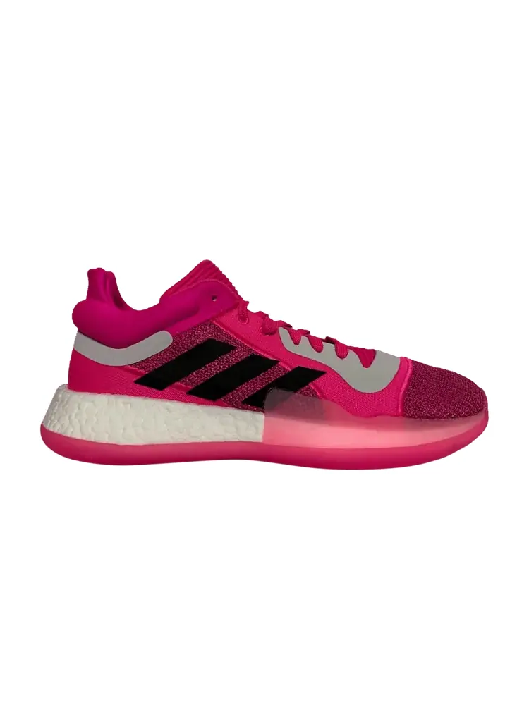 Кроссовки adidas Marquee Boost Low 'Kay Yow' — изображение 1 из 1, розовый/черный
