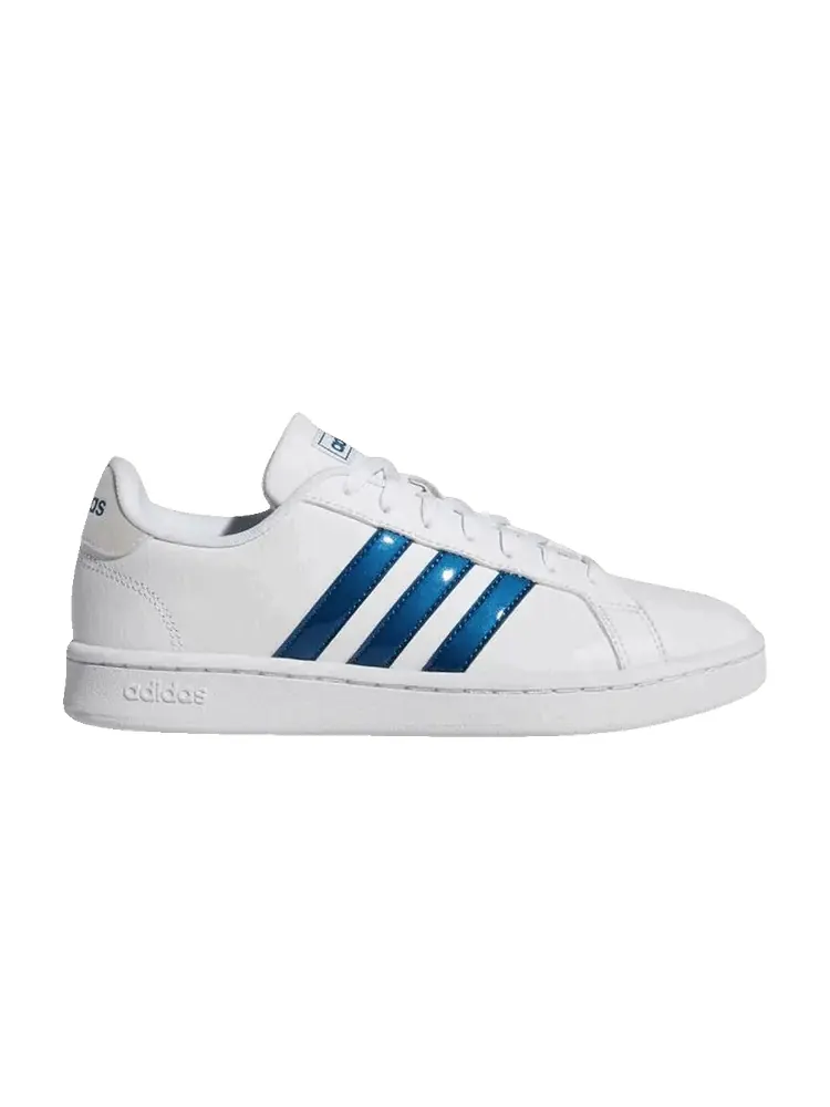 Кроссовки adidas Wmns Grand Court 'White Marine Blue' — изображение 1 из 1, белый/синий