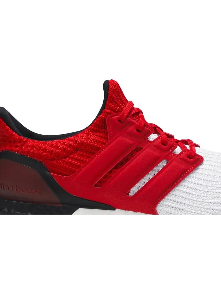 Кроссовки Adidas UltraBoost 4.0 'White Scarlet' — изображение 2 из 8, красный