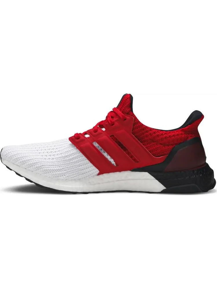 Кроссовки Adidas UltraBoost 4.0 'White Scarlet' — изображение 3 из 8, красный