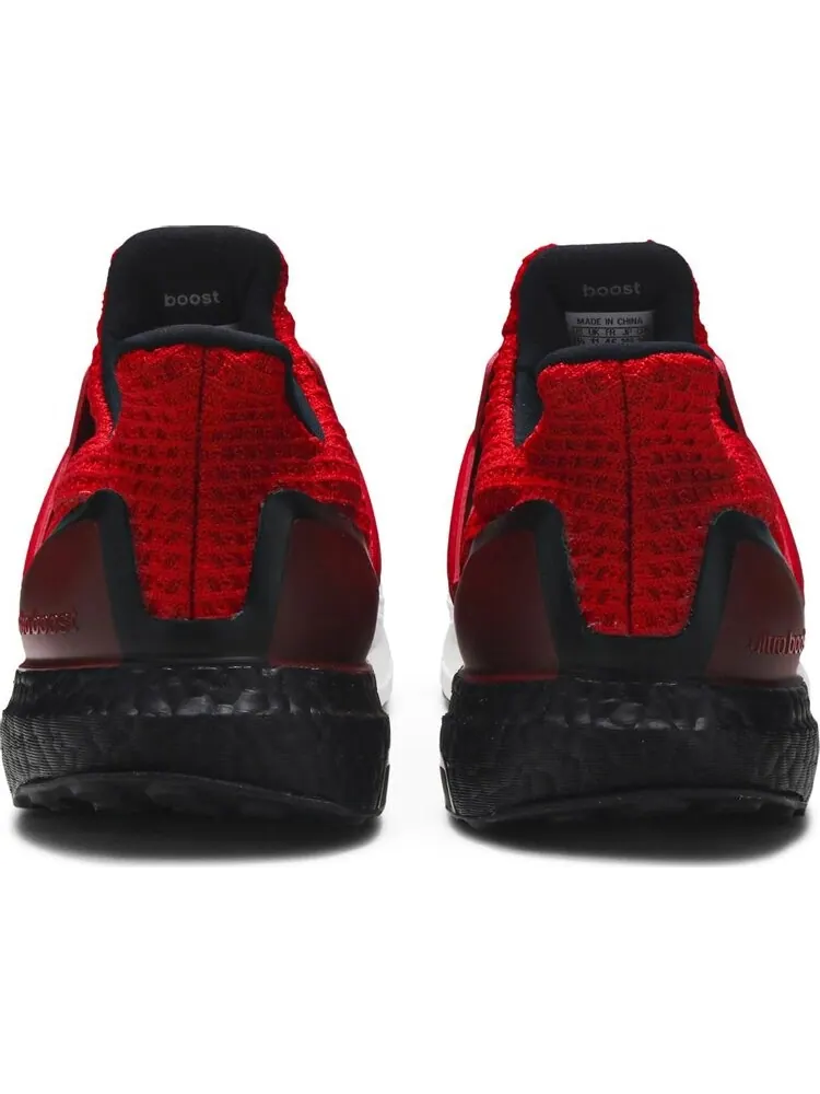 Кроссовки Adidas UltraBoost 4.0 'White Scarlet' — изображение 6 из 8, красный