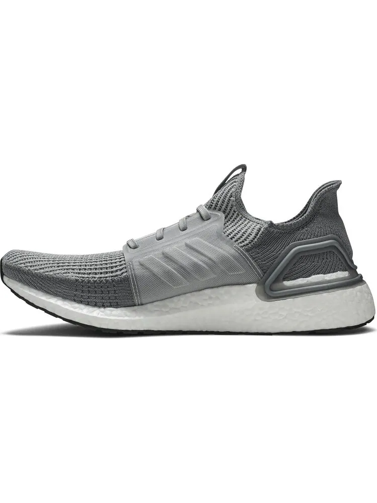 Кроссовки Adidas UltraBoost 19 'Triple Grey' — изображение 3 из 8, серый