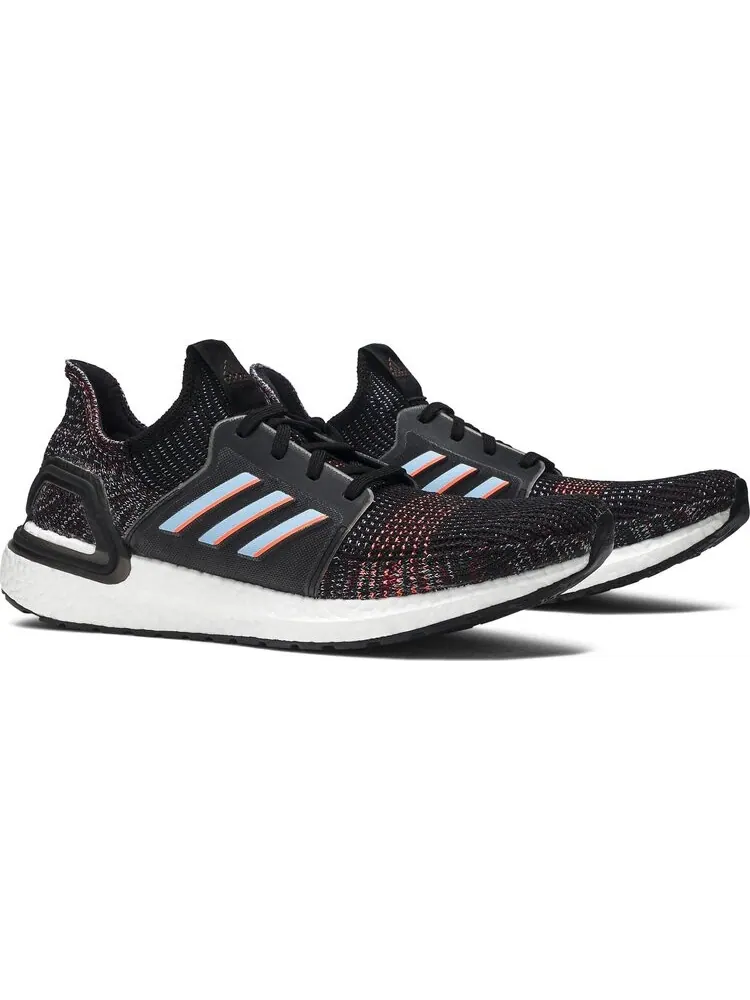 Кроссовки Adidas UltraBoost 2019 'Black Glow Blue' — изображение 8 из 8, черный