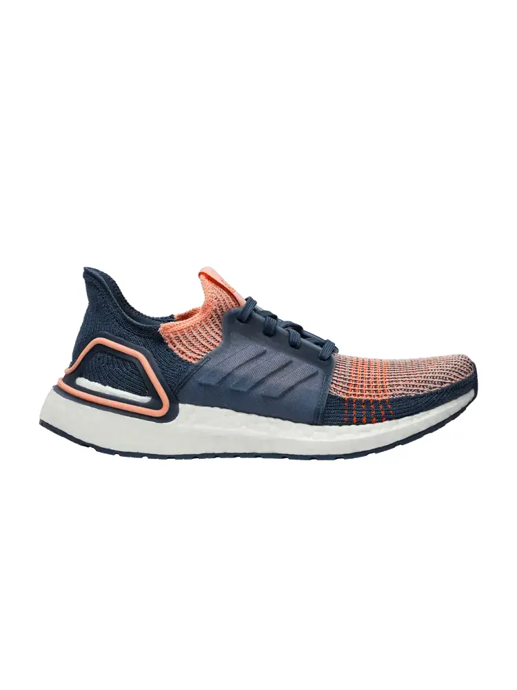 Кроссовки adidas Wmns UltraBoost 19 'Glow Pink Tech Ink' — изображение 1 из 9, розовый//оранжевый