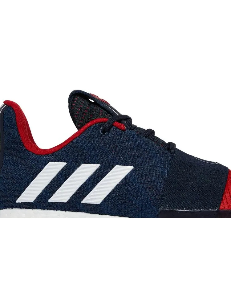 Кроссовки Adidas Harden Vol. 3 'Rockets 90s Jersey' — изображение 2 из 8, синий
