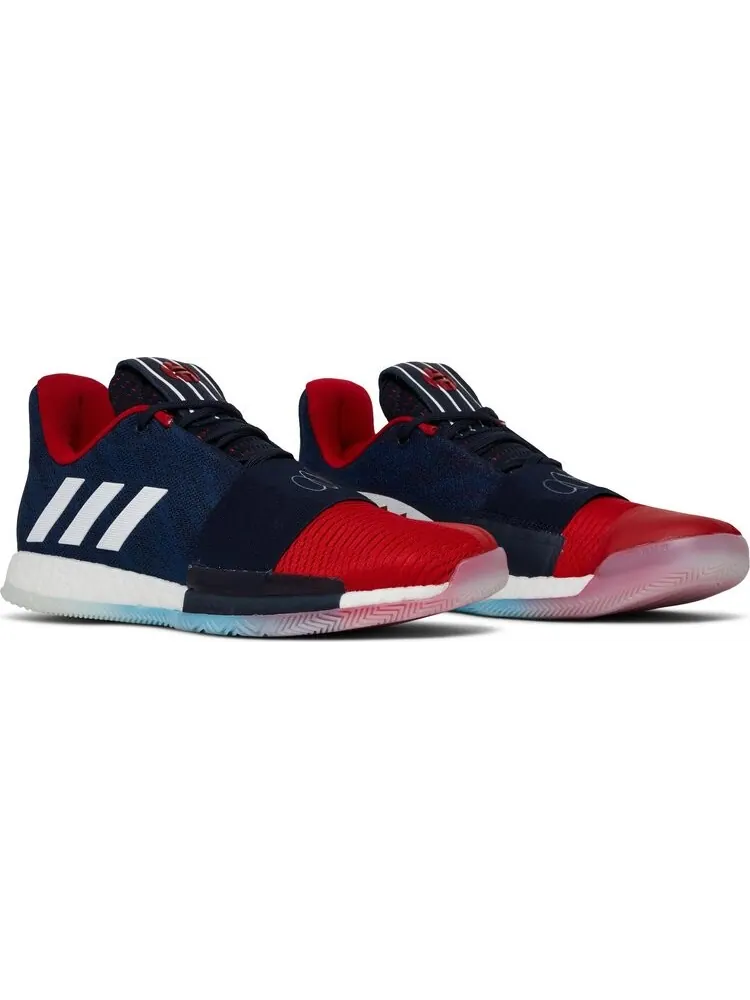 Кроссовки Adidas Harden Vol. 3 'Rockets 90s Jersey' — изображение 8 из 8, синий
