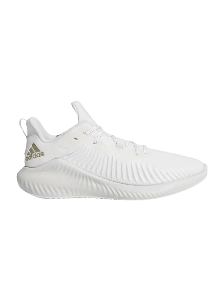 Кроссовки adidas Alphabounce+ Run EM 'Crystal White' — изображение 1 из 1, белый/фиолетовый/серый
