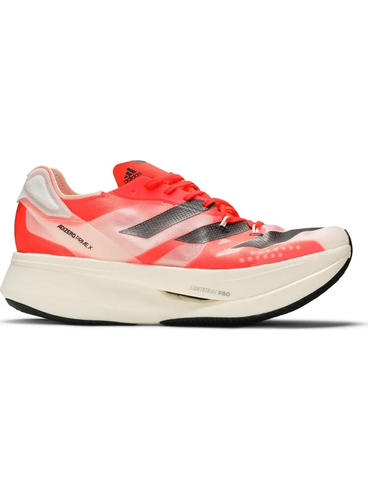 Кроссовки Adidas Adizero Prime X 'White Solar Red' — изображение 1 из 8, красный