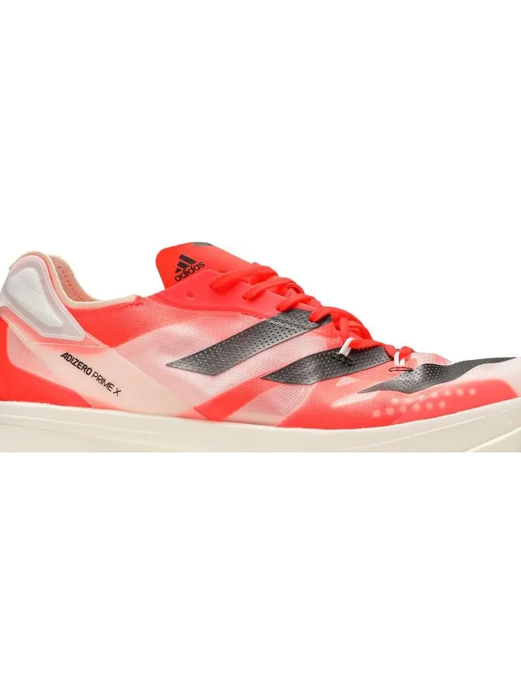 Кроссовки Adidas Adizero Prime X 'White Solar Red' — изображение 2 из 8, красный